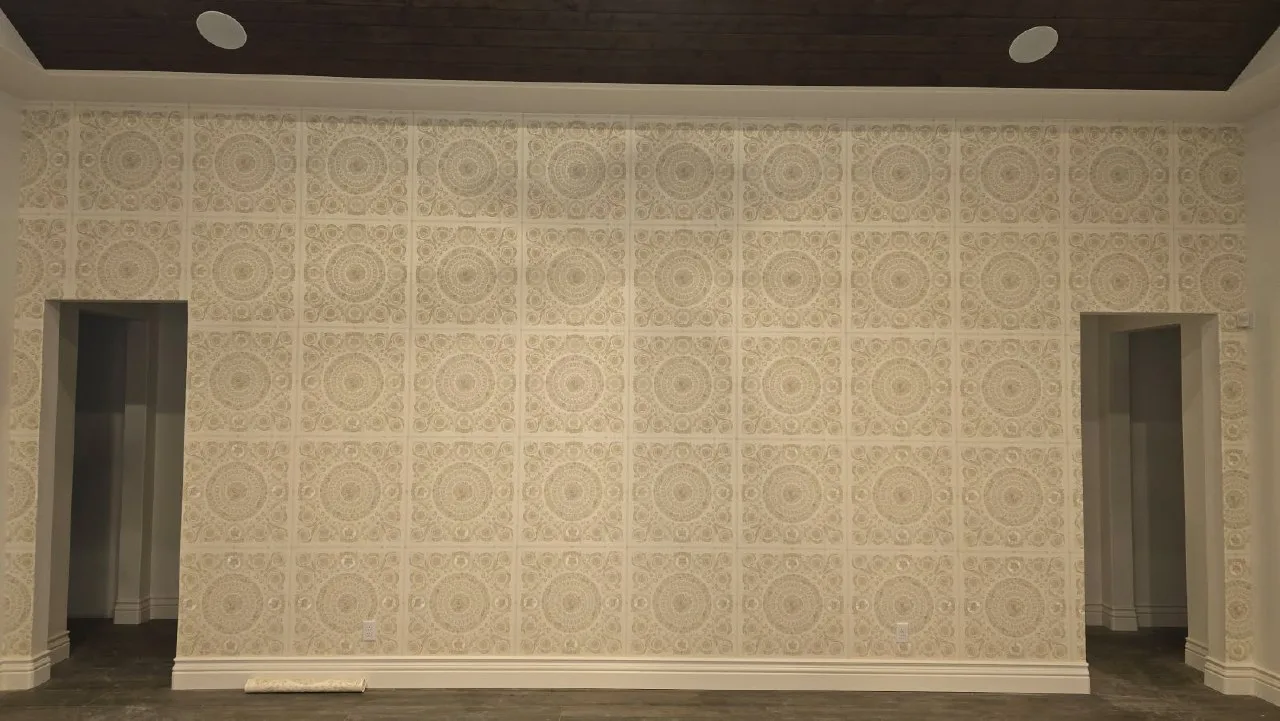 Professional wallpapering tools and rolled wallcoverings in Hoover, Fresno